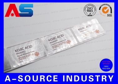 관례 30ml 작은 유리병 상표는 Pharma 급료 펩티드 약학 상표 스티커를 위한 알루미늄 호일 인쇄를 솔질했습니다