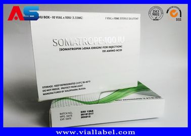 Hcg 종이는 성장 호르몬 약물을 위한 플라스틱 트레이로 권투하고 표시합니다