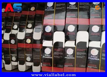 주문 약물 10ml 작은 유리병 상표 스티커 유리제 작은 유리병을 위한 직업적인 Pharma 레이저 홀로그램 3D 인쇄 상표
