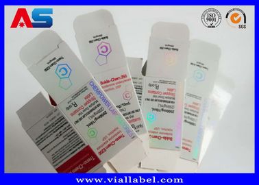 250g 펩타이드 분말 10ml 병 상자 맞춤 인쇄 방수 의약품 포장 상자