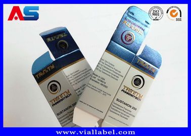 금속 엽지 고리 10ml 유리 병을 위한 병 상자 이동 홀로그램 의학 의약품 포장 상자