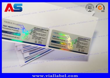 방수 홀로그램 인쇄가 약제 테스토스테론 Enanthate 스테로이드 병에 의하여 레테르를 붙입니다