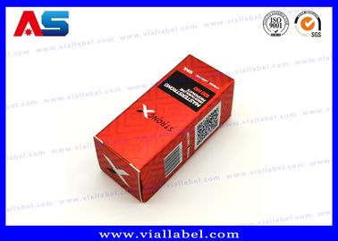 적색 10ml 오일 용 병 병 펩타이드 포장 크기 3*3*6CM 10ml 병 라벨