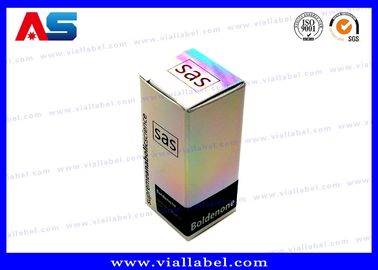 병용 상자 홀로그래픽 소형 10ml 병 상자 / 친환경 의약품 포장 상자