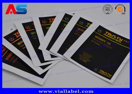 레이저 홀로그램 처방 CMYK 알약 병 라벨 스티커 (병/봉투용)