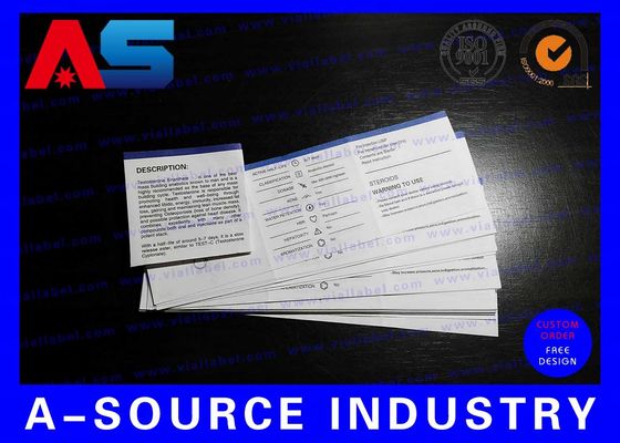 의약품 종이 플라이어 인쇄 펩타이드 인체육 오일 지침 안내서 인쇄