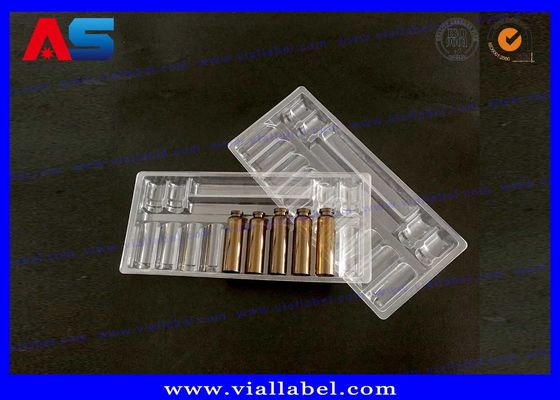 스테로이드 유리제 작은 유리병 3pcs 2mL 작은 유리병/10pcs를 위해 포장하는 약제 플라스틱 물집 2ml + 10ml