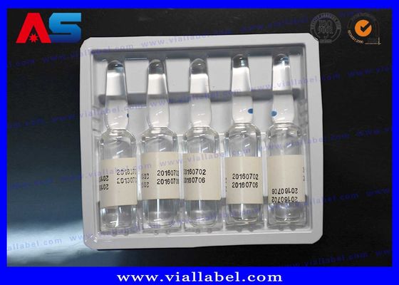 오일 앰풀 1ml 플라스틱 블러스터 포장재 PVC / PET 물질 흰색 색상 주문 제작 플라스틱 트레이