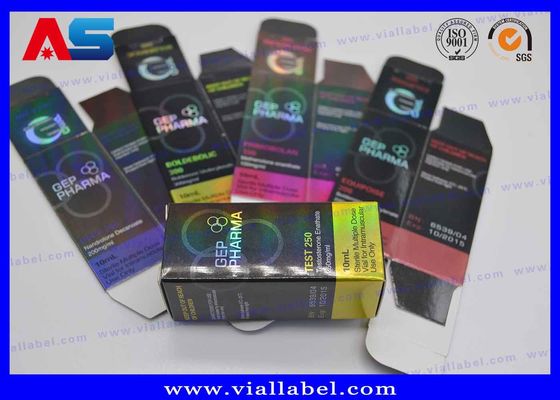 레이저 홀로그램 인쇄 UV 스팟 10ml 병 상자 및 라벨 10ml 풀 롤 라벨