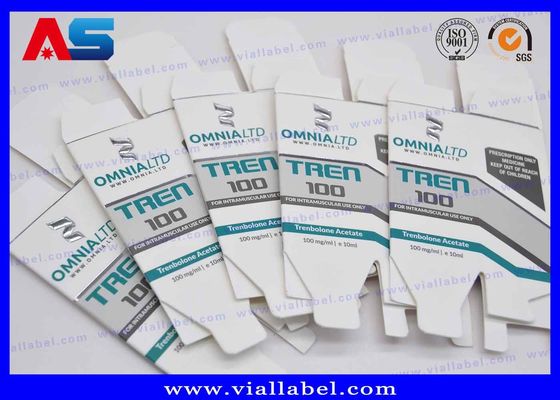 펩타이드 유리 항약을 위한 접이식 홀로그램 포장 상자 2ml 10ml 20ml 30ml 보디 빌딩 항약 상자