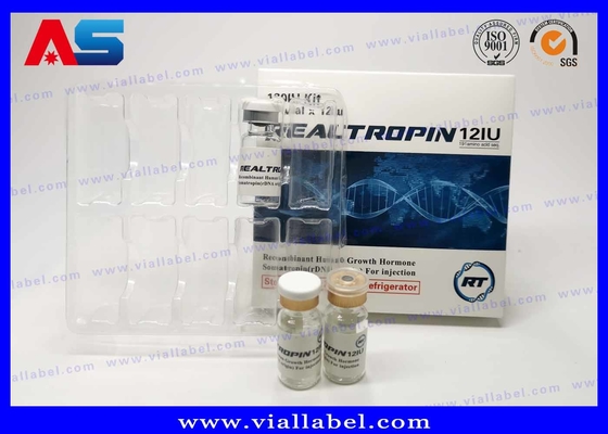 오일 앰풀 1ml 플라스틱 블러스터 포장재 PVC / PET 물질 흰색 색상 주문 제작 플라스틱 트레이
