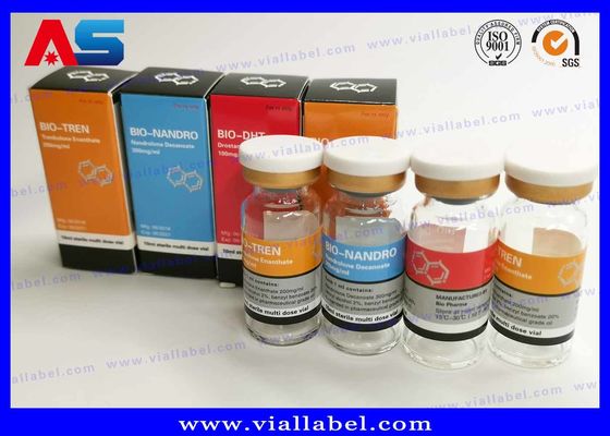 10ml 바이알용 ISO 인증 보디빌딩 시피오네이트 제약 병 라벨 25x60mm