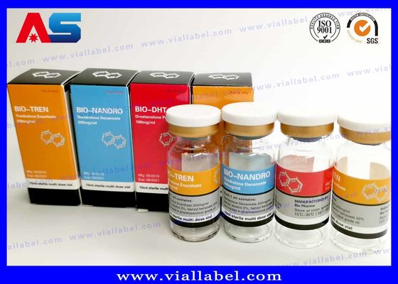 10ml 바이알용 ISO 인증 보디빌딩 시피오네이트 제약 병 라벨 25x60mm