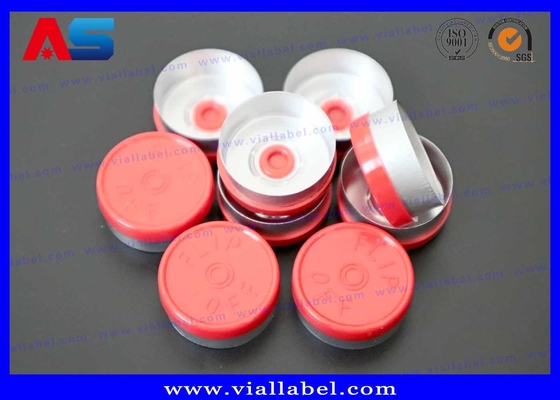 10ml 유리 주사 병 플립 오프 캡 20mm 플라스틱 알루미늄 재료 사용자 지정 캡