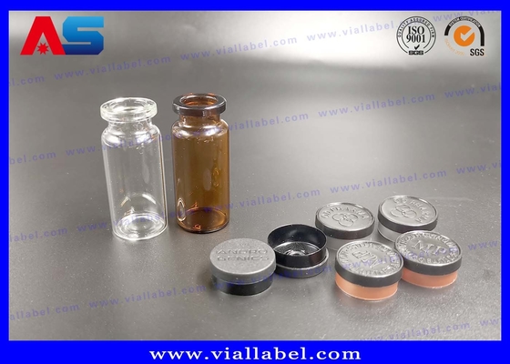 보디빌딩 펩타이드 Hcg Hcg 플라스틱 알루미늄 톱과 함께 미니 유리 병