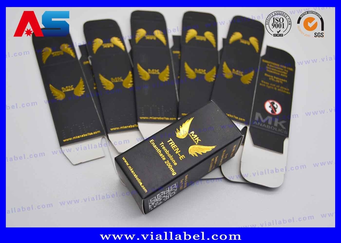 근육건강 매트 블랙 골드 엽록체 병 포장 상자 고리 10ml 20ml 의약품 포장 상자