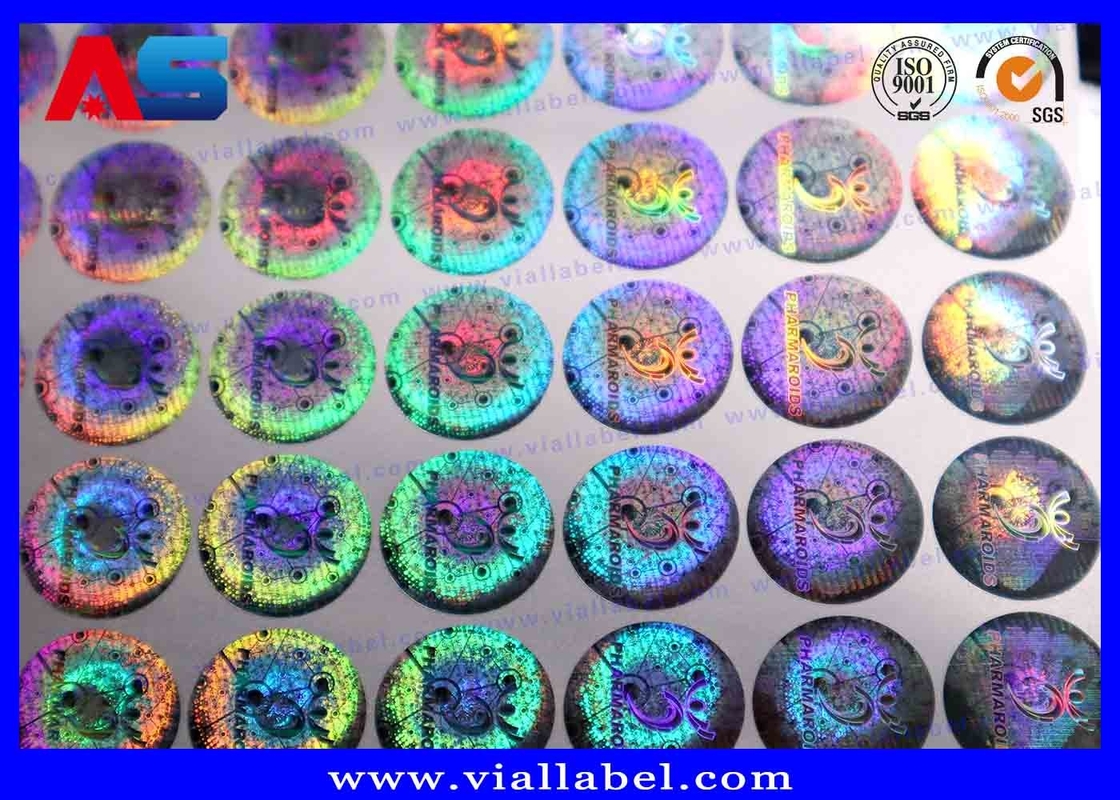 맞춤형 3D 홀로그래픽 변조 증거 보안 라벨 20mm 위조 방지 보안 코드 스티커 라벨