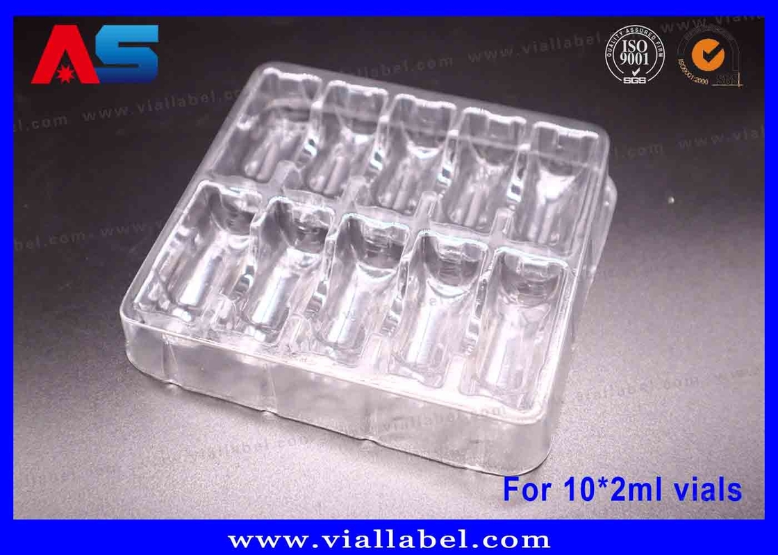 55um PET 투명 블러스터 패키지 10 x 2ml 방울 ✅ 배송 준비, 내구성, 친환경, 공장 직접