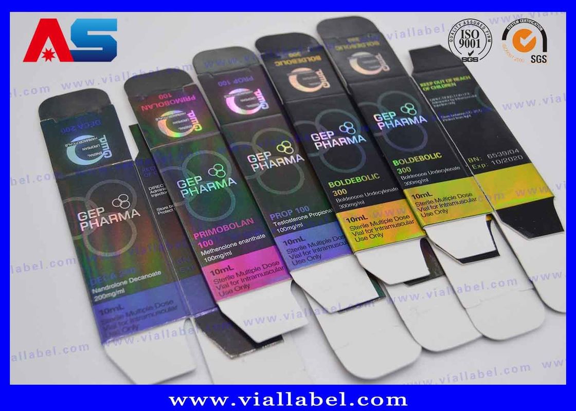 제프파마 10ml 유리 수포 300g 종이 인쇄 포장 상자 체육용 수포 상자