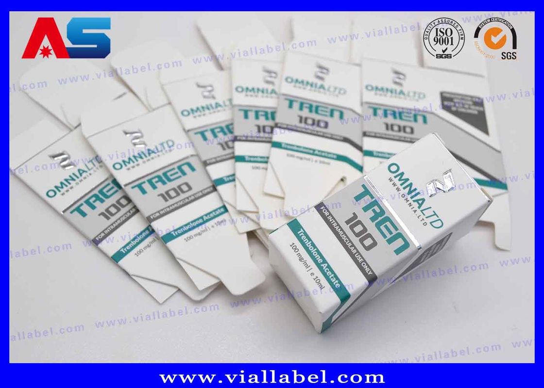 10ml 펌프 종이 상자 은 엽기 인쇄 의약품 펩타이드 주입 의약품 포장