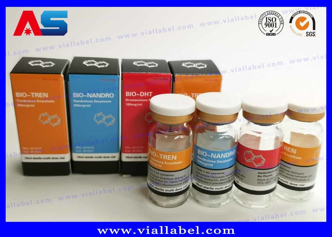 10ml 바이알용 ISO 인증 보디빌딩 시피오네이트 제약 병 라벨 25x60mm
