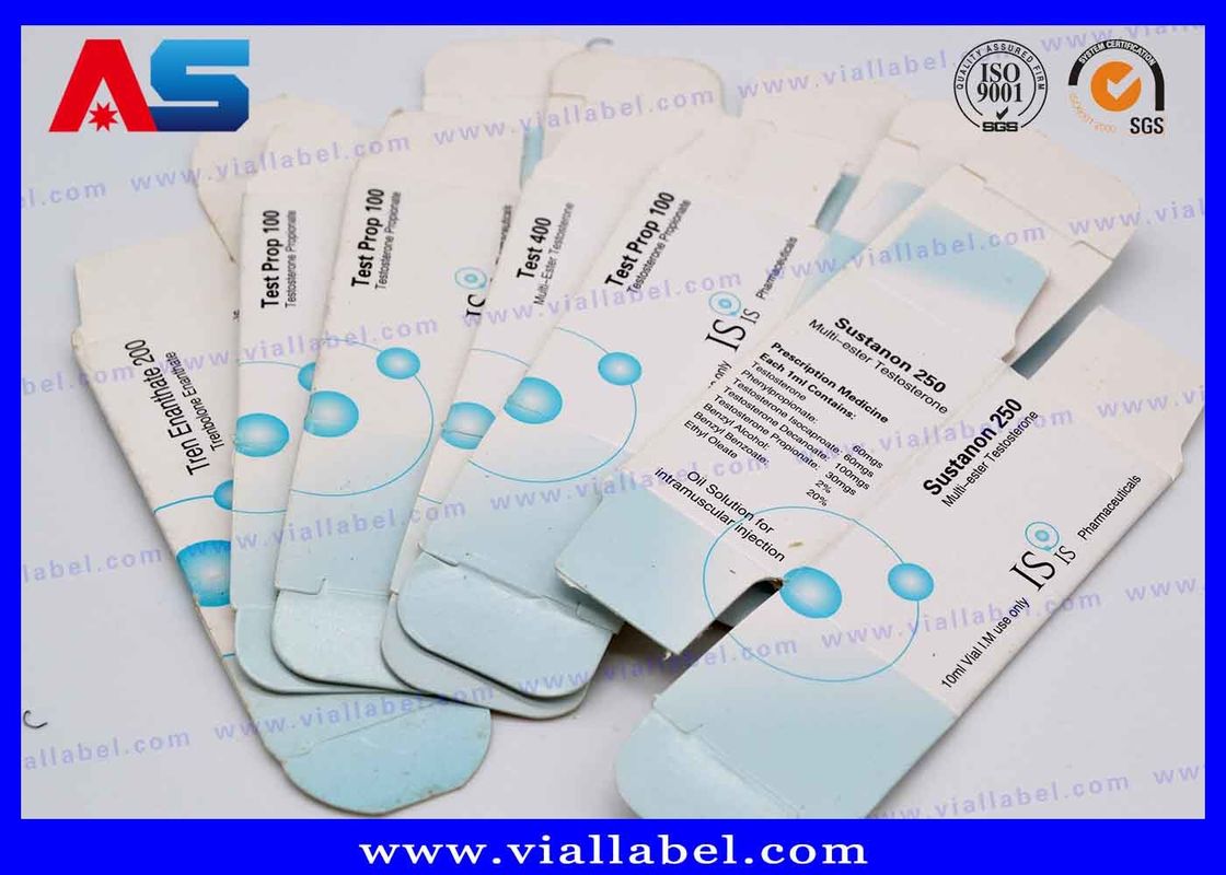 맞춤형 홀로그램 바이알 보관함 인쇄 10ml 바이알 박스 및 포장 / 소형 포장 박스