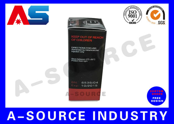 테스토스테론 스테로이드/약제 약을 위해 포장하는 작은 약 상자 10ml 작은 유리병