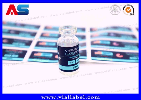 강한 접착제 및 영구적 인 표시를위한 3ml 작은 병 라벨