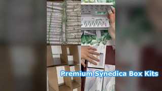 녹색 펜 3ml 카트리지 바늘 12개 및 전단지가 포함된 Synedica 박스 키트
